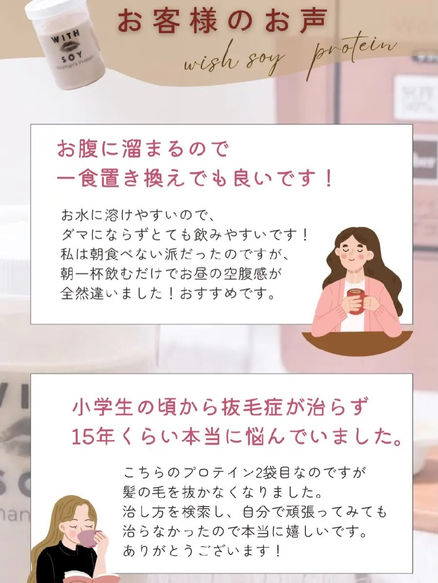 WITH SOY Woman’s Proteinを